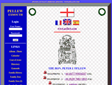 Tablet Screenshot of pellew.com